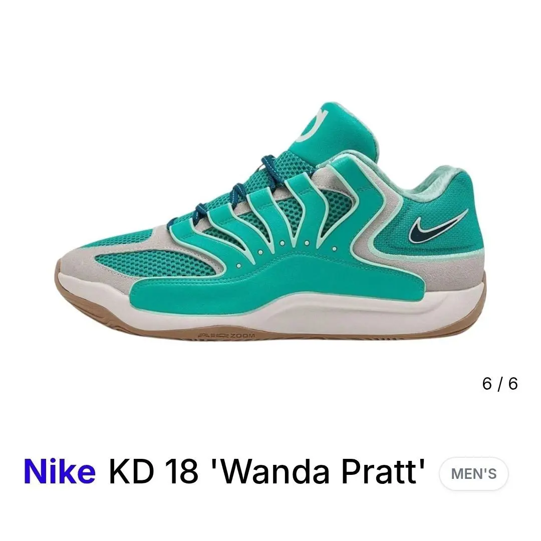 Nike KD 18 Midnight Turquoise/phantom/kinetic Green/mint HV1992 301 Sz- 10.5 - Blue