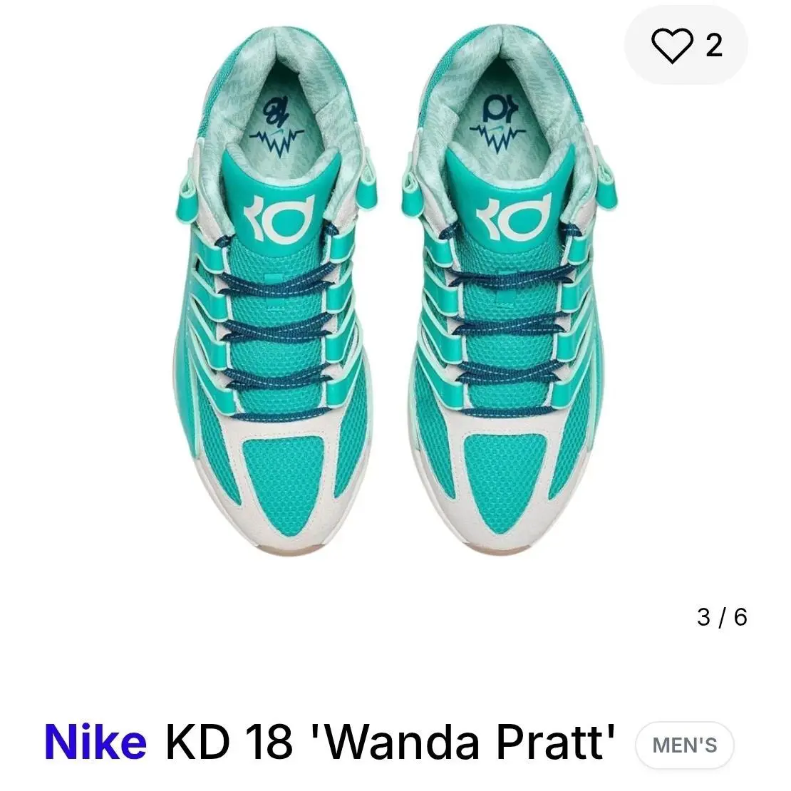 Nike shoes - Nike KD 18 - HV1992-301 - Blue 3