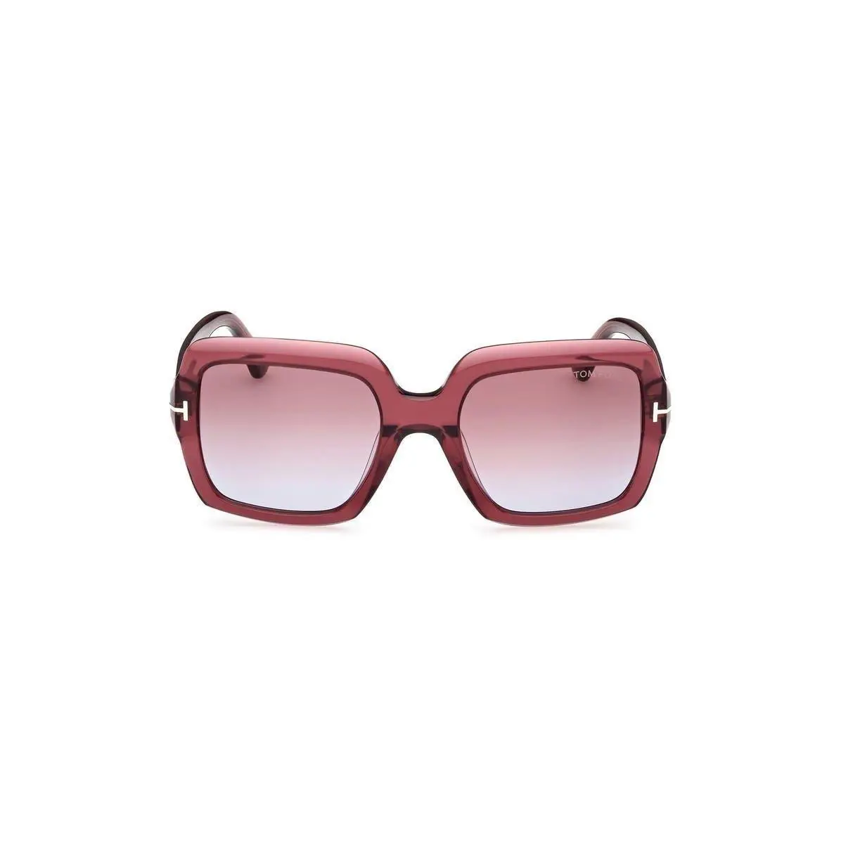 Tom Ford Women Kaya 54mm Square Sunglasses Shiny Wine / Violet