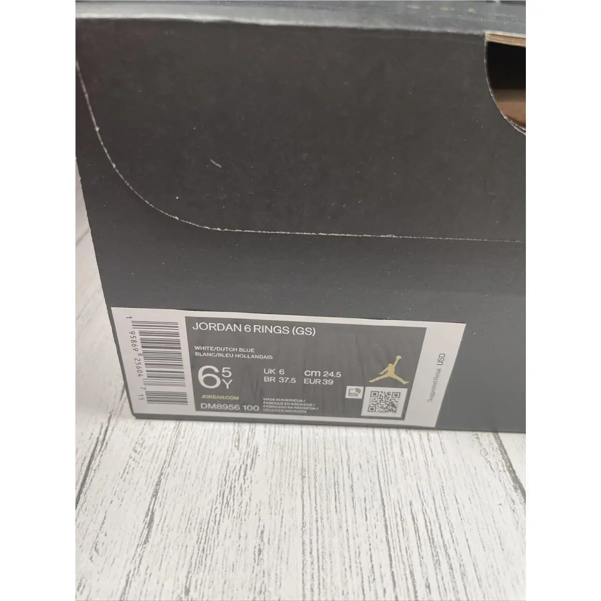 Nike shoes - Air Jordan 6 Rings - Air Rings - DM8956-100 - White (UPC: 0195869256054) 10