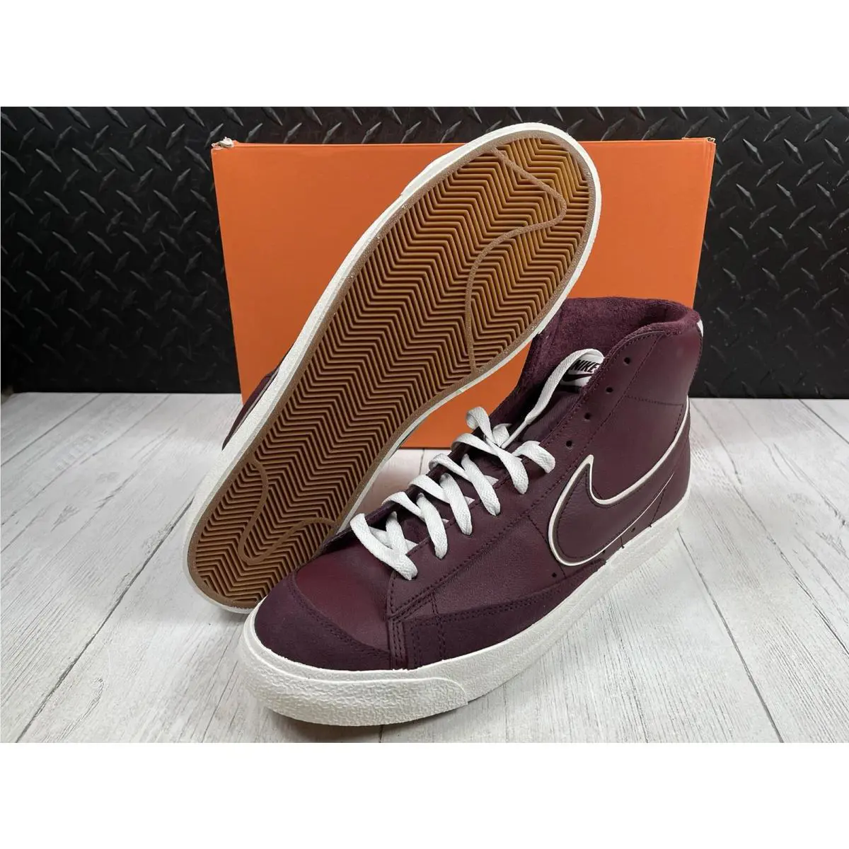 Nike shoes - Nike Blazer - Blazer - DQ7672-600 - Maroon (UPC: 0196154981330) 4