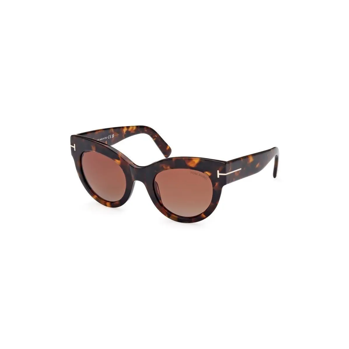 Tom Ford Women Lucilla 51mm Gradient Cat Eye Sunglasses Dark Havan