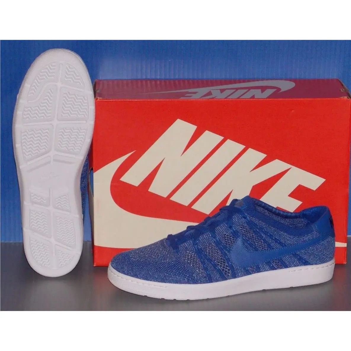 Nike shoes - NIKE TENNIS CLASSIC ULTRA FLYKNIT - Blue (UPC: 886548809219) 0