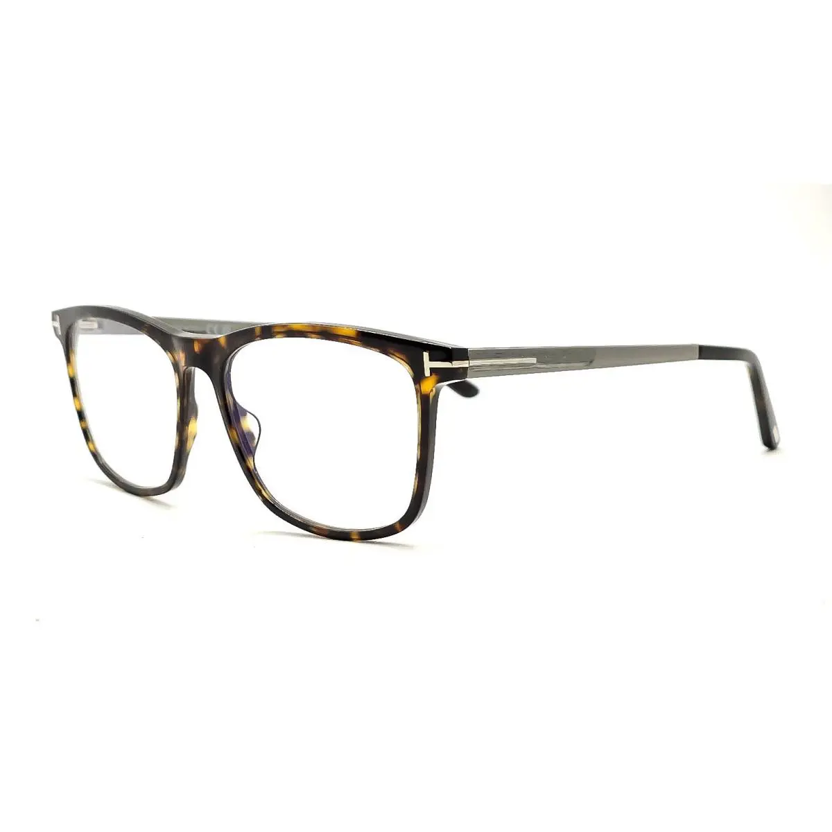 Tom Ford TF 6038-B Eyeglasses 052 Havana-gunmetal 56