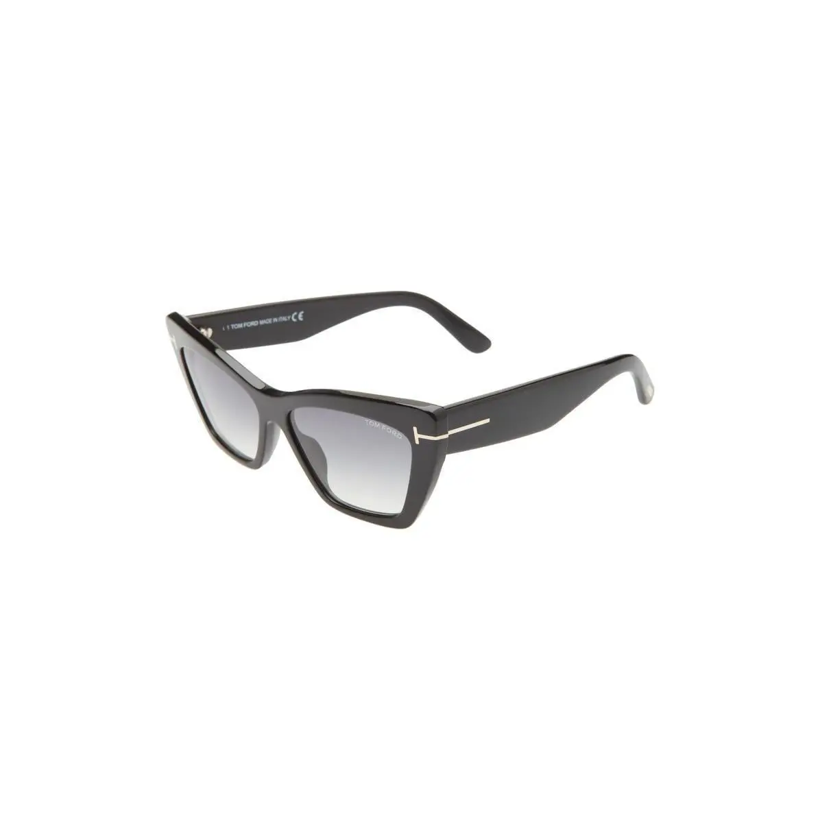 Tom Ford Women Wyatt 56mm Gradient Cat Eye Sunglasses Sblk/smkg
