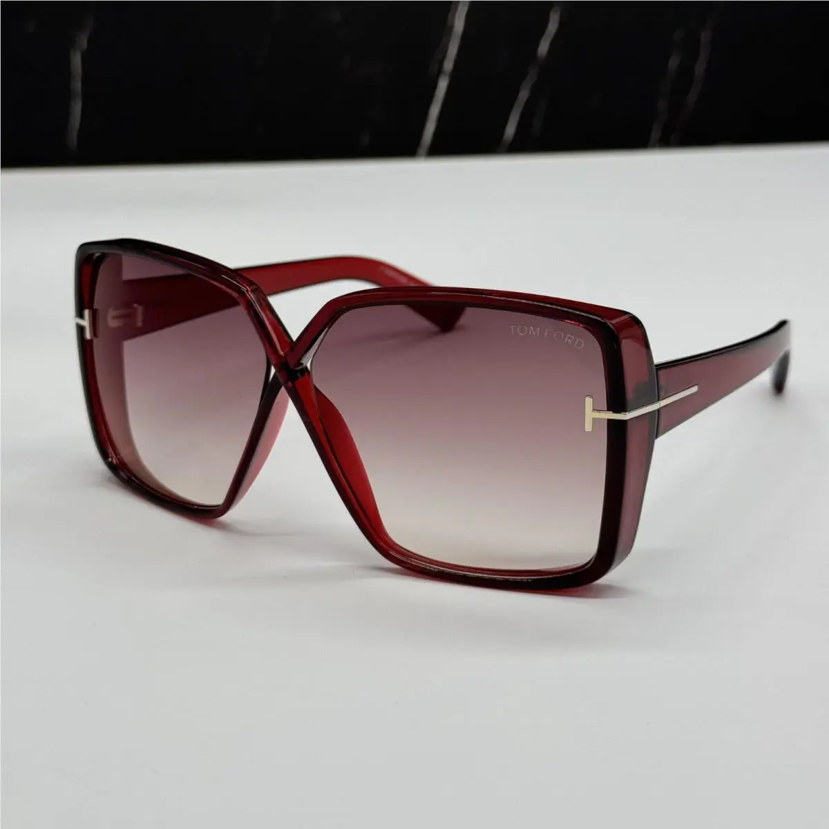Tom Ford Yvonne TF1117 66G Sunglasses Red Women Eyewear FT1117 66G