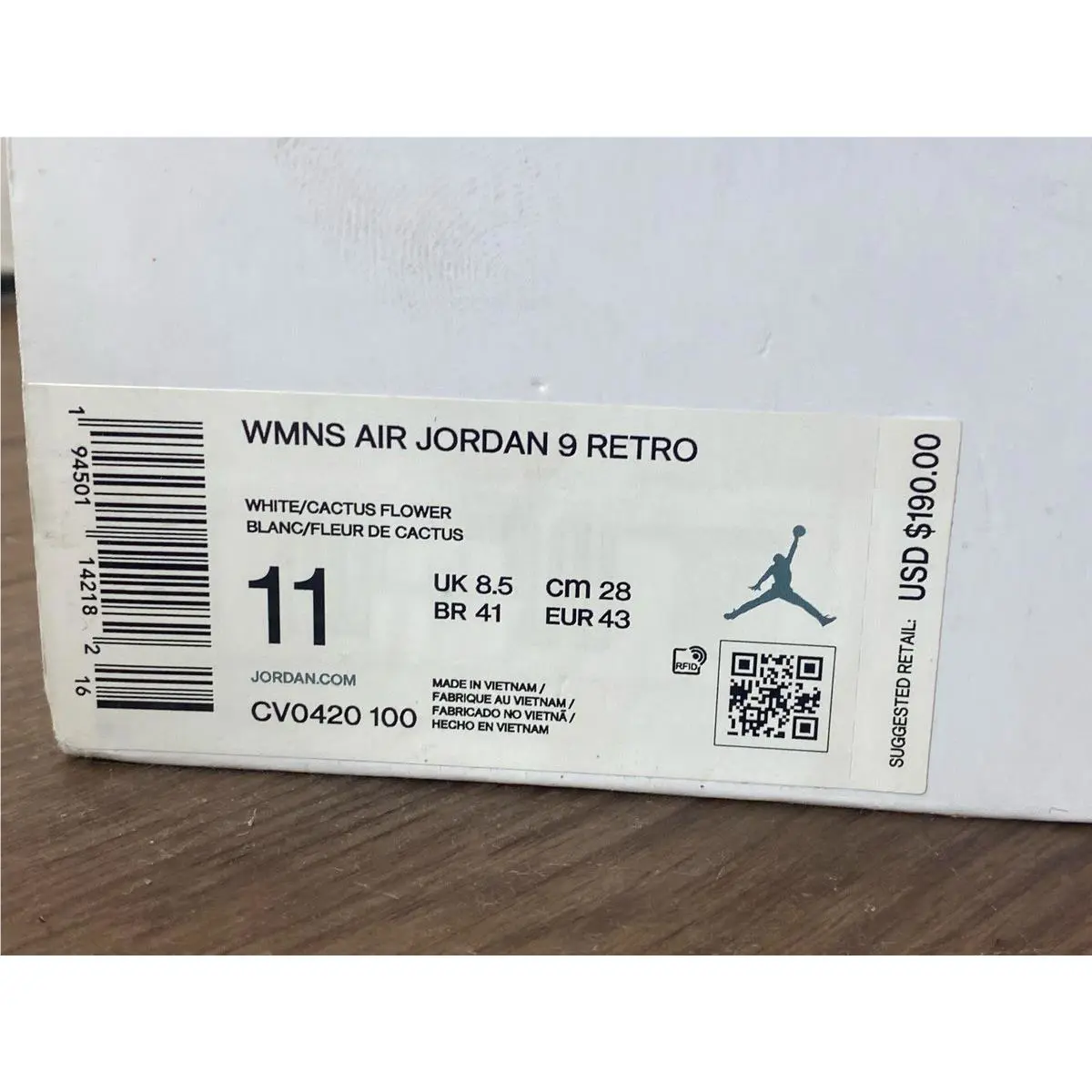 Nike shoes - AIR JORDAN 9 RETRO - AIR RETRO - White 0