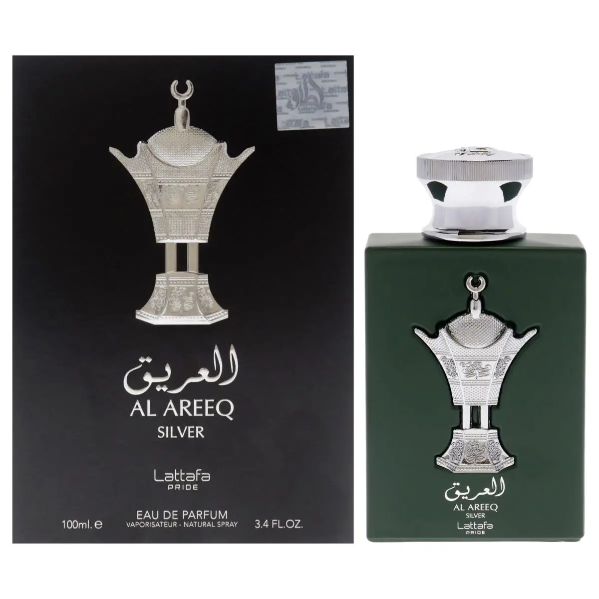 2 Pack Pride - Al Areeq Silver by Lattafa For Unisex - 3.4 oz Edp Spray