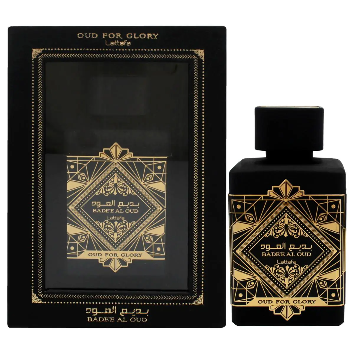 2 Pack Badee Al Oud Collection - Oud For Glory by Lattafa For Unisex - 3.4 oz