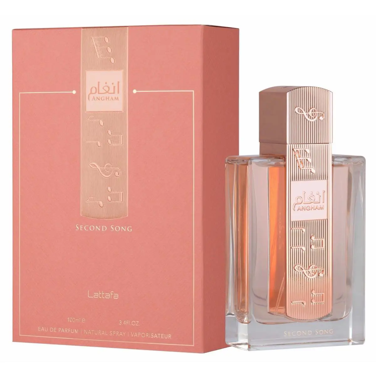 Lattafa Angham Second Song Eau De Parfum 100 Ml / 3.4 Oz