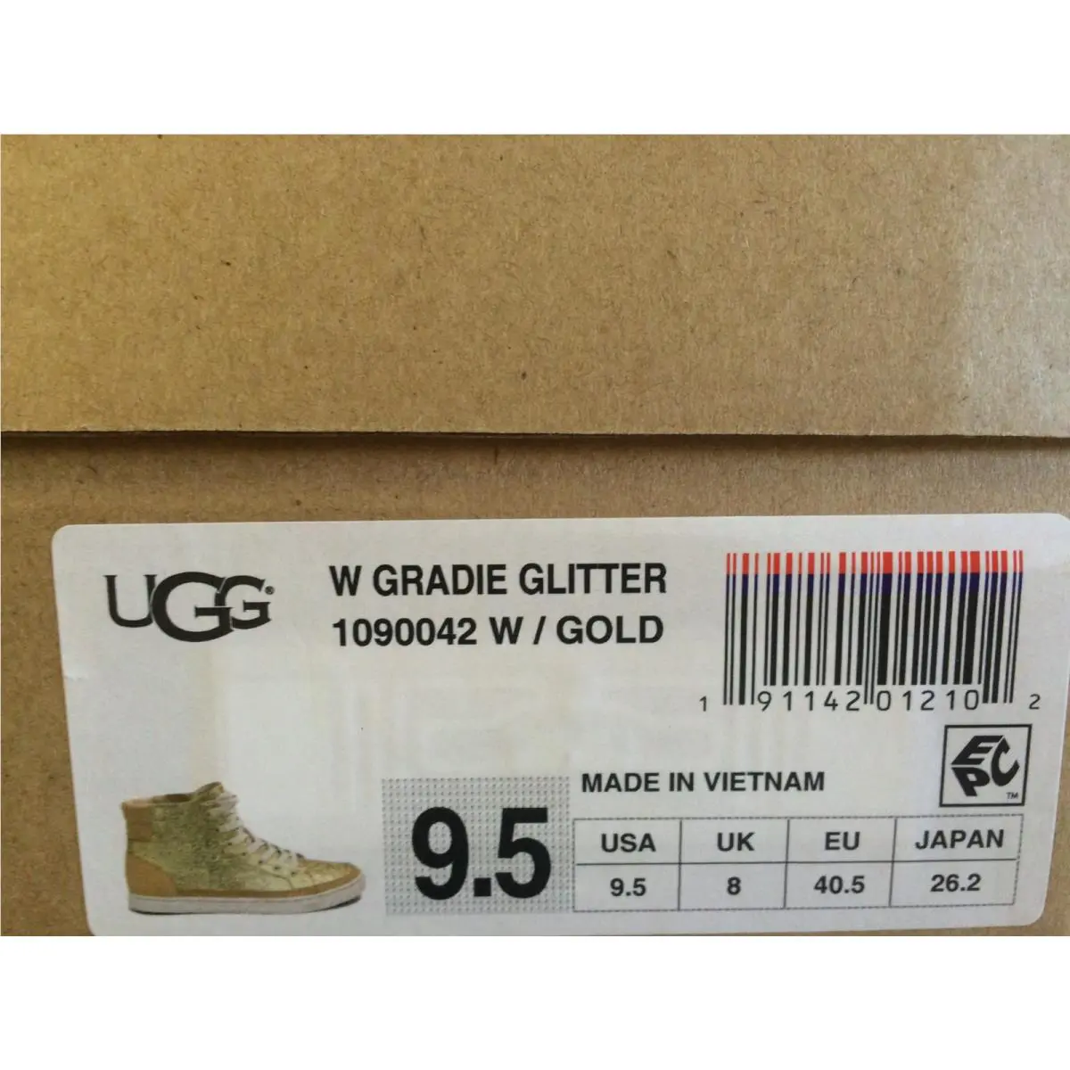 UGG shoes - UGG Gradie Glitter - Gradie Glitter - Gold (UPC: 191142012102) 7
