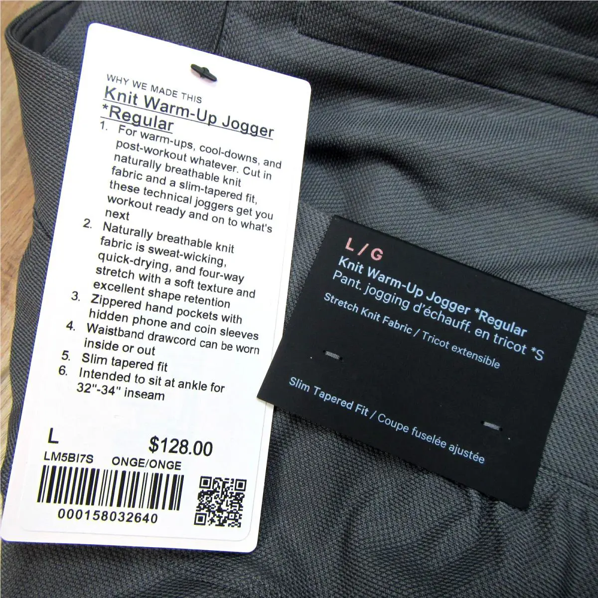 Lululemon clothing - Gray 1