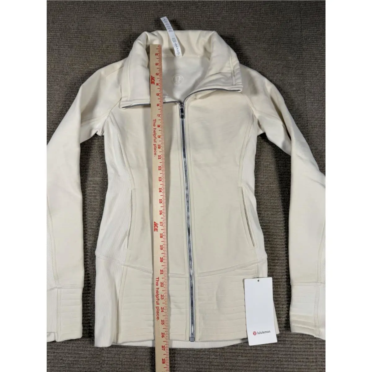 Lululemon clothing - Radiant Jacket - Radiant Jacket - Ivory 4