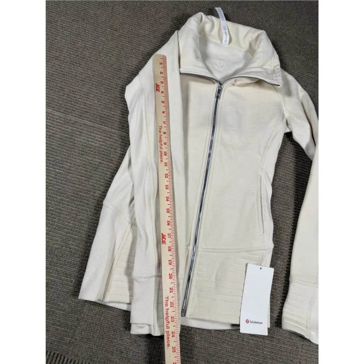 Lululemon clothing - Radiant Jacket - Radiant Jacket - Ivory 5