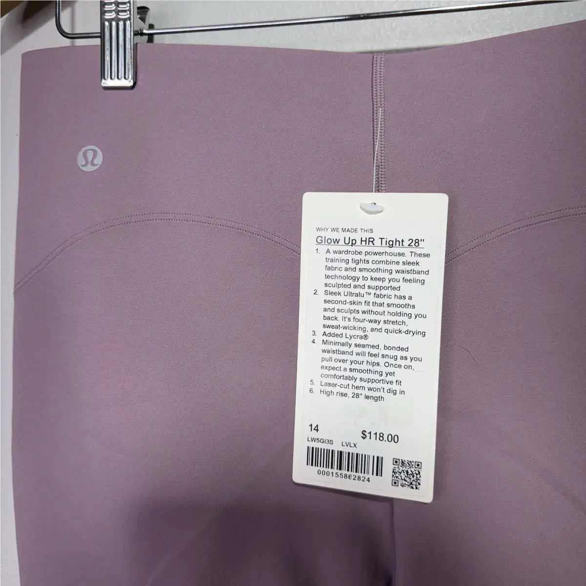 Lululemon clothing - Lavender 3