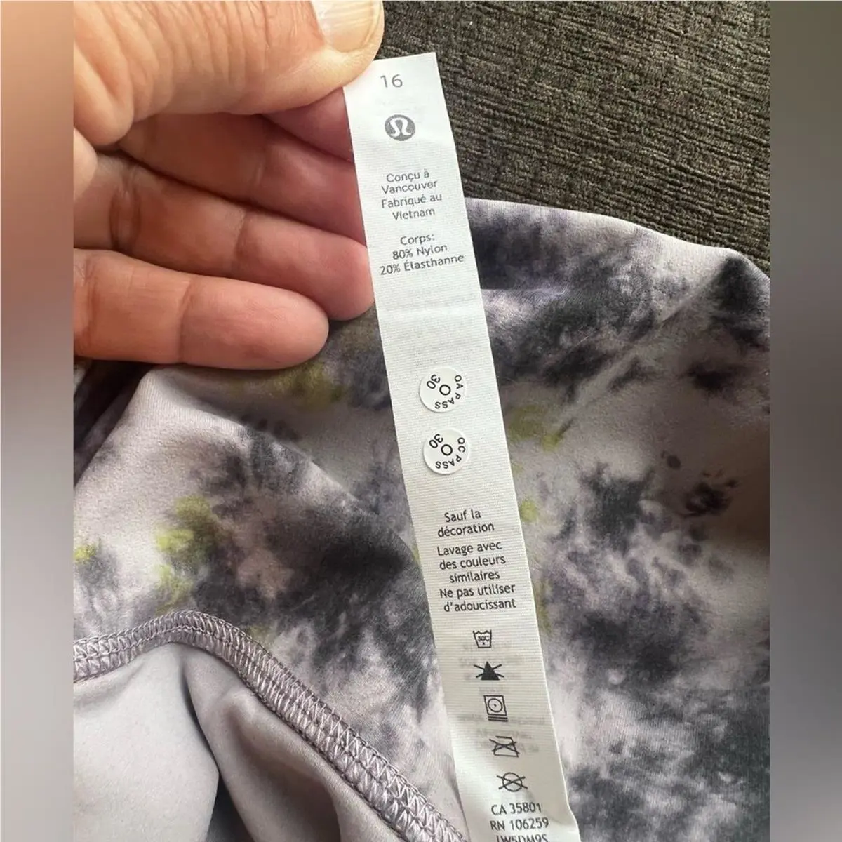 Lululemon clothing - Grey 5