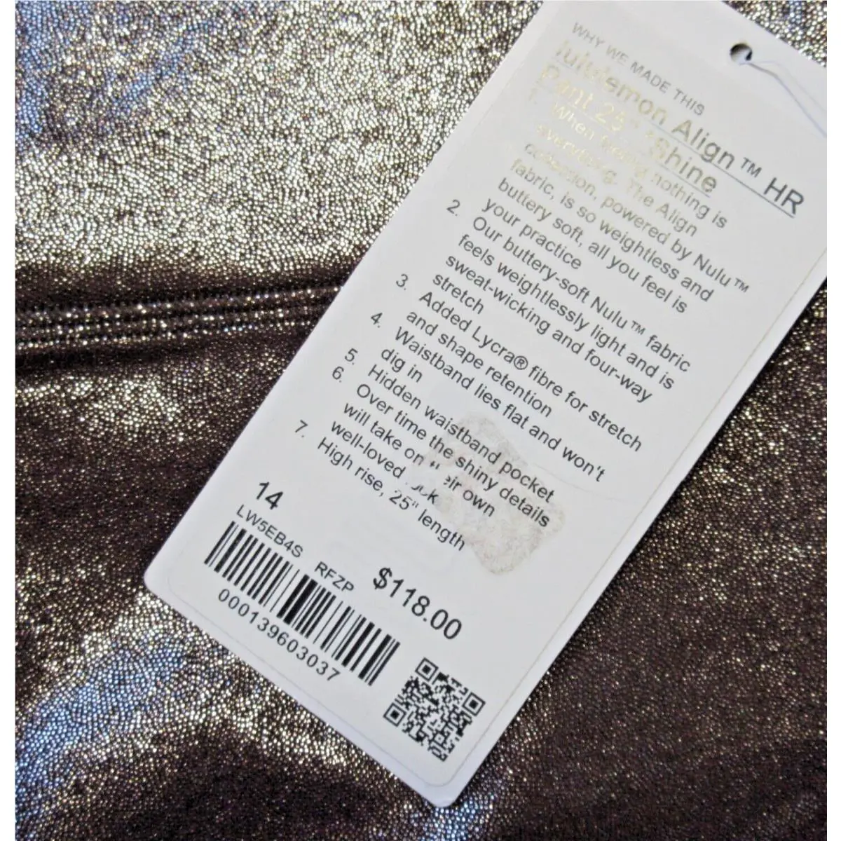 Lululemon clothing - Brown 1