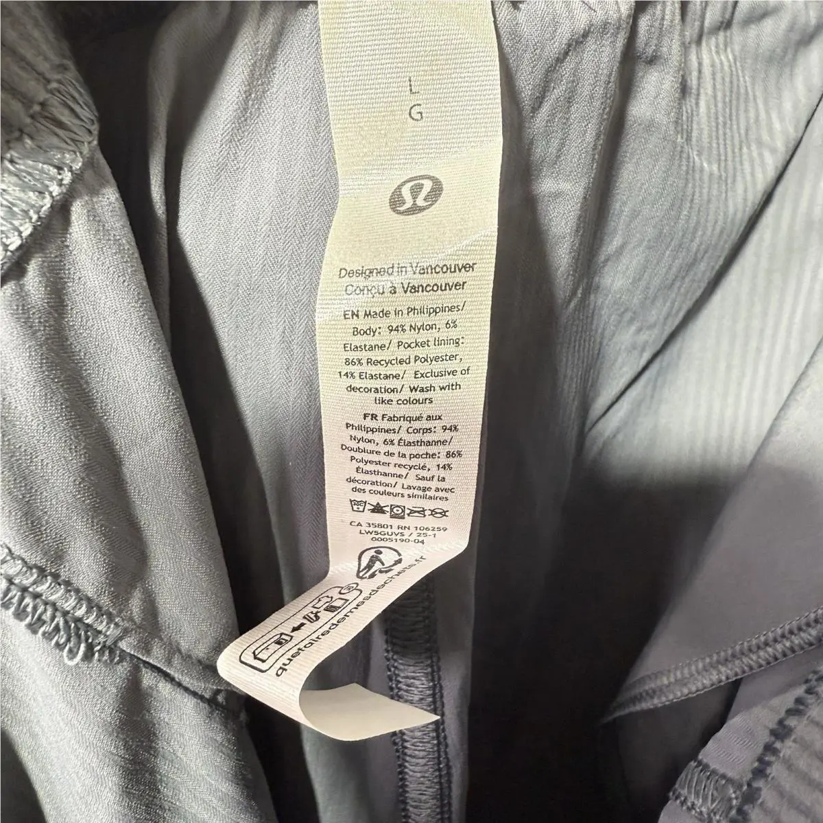 Lululemon clothing - Gray 2