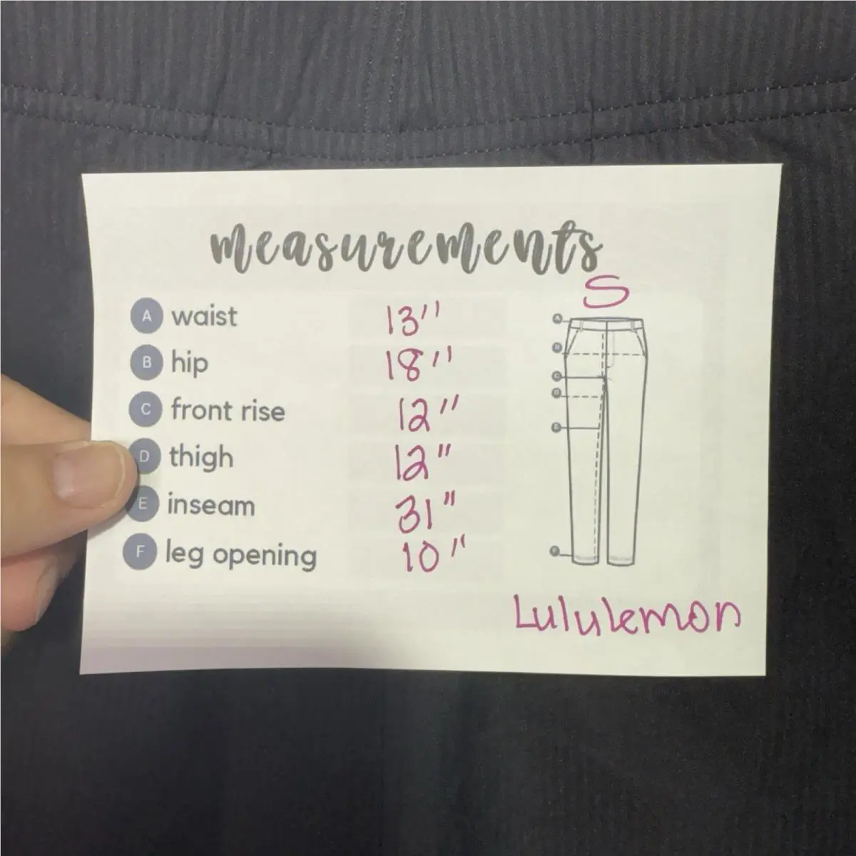 Lululemon clothing - Black 4