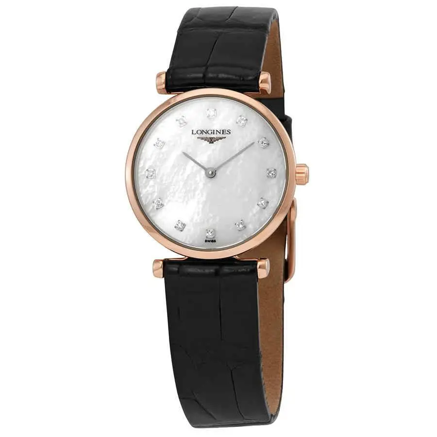 La Grande Classique Quartz Diamond White Mother of Pearl Dial Ladies by Longines
