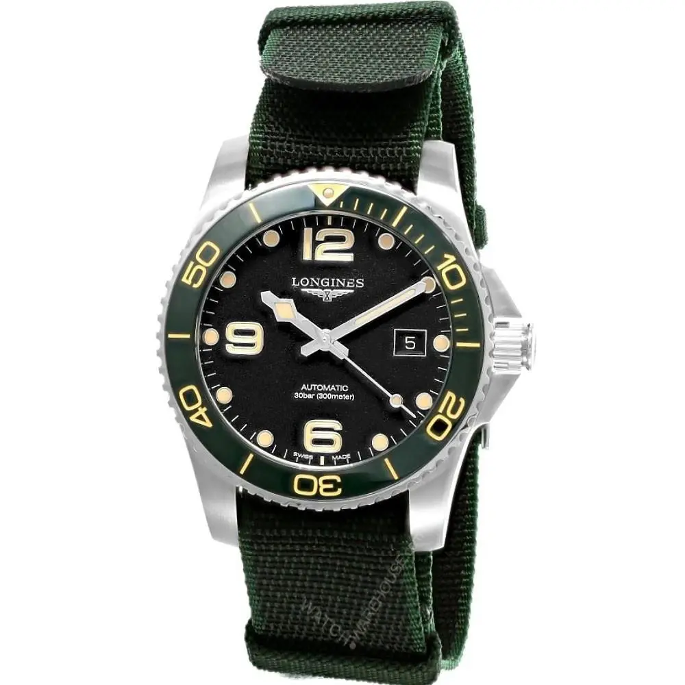 Longines Hydroconquest Automatic 41mm Black Dial Mens Watch L3.781.4.05.2