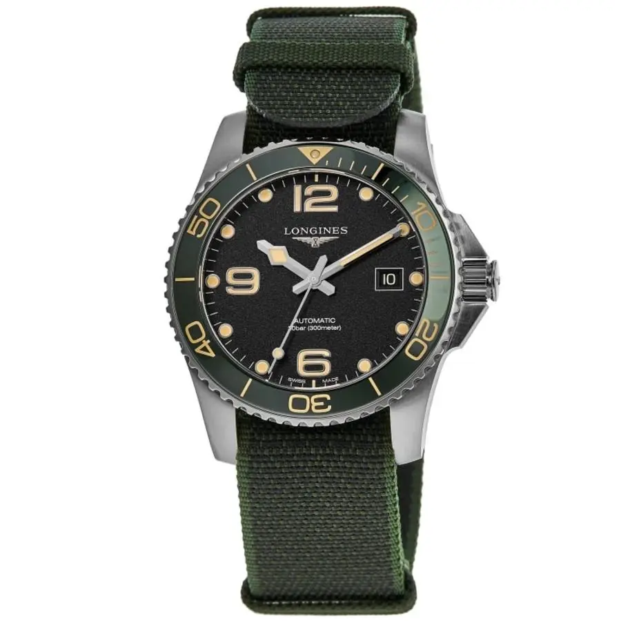 Longines Hydroconquest Automatic Black Dial Men`s Watch L3.781.4.05.2