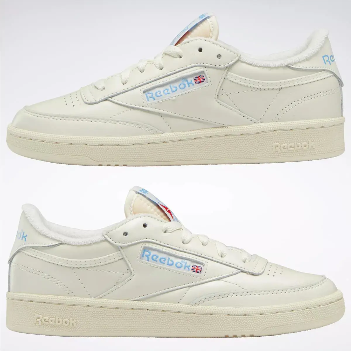 Reebok shoes - Chalk / Alabaster / Sky Blue 4