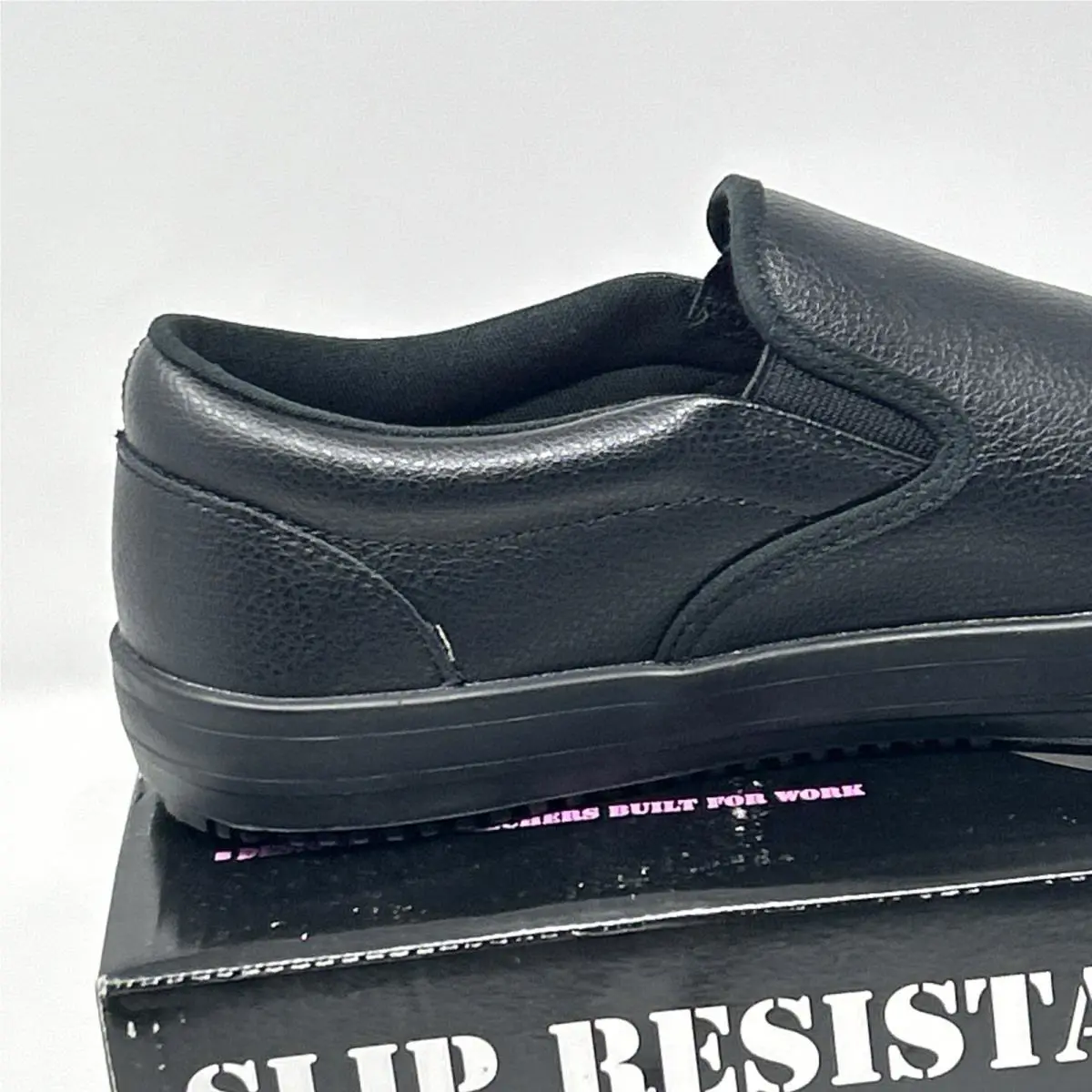 Skechers shoes - Skechers for Work Gibson-Brogna SR Slip-On - Black (UPC: 888222648596) 8