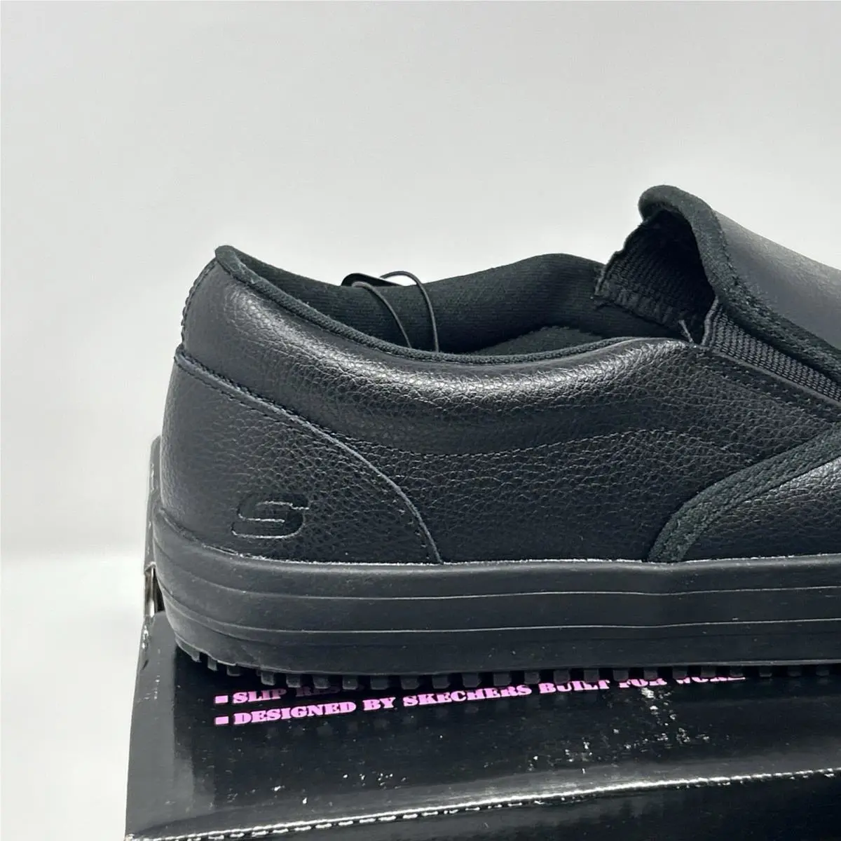 Skechers shoes - Skechers for Work Gibson-Brogna SR Slip-On - Black (UPC: 888222648596) 6