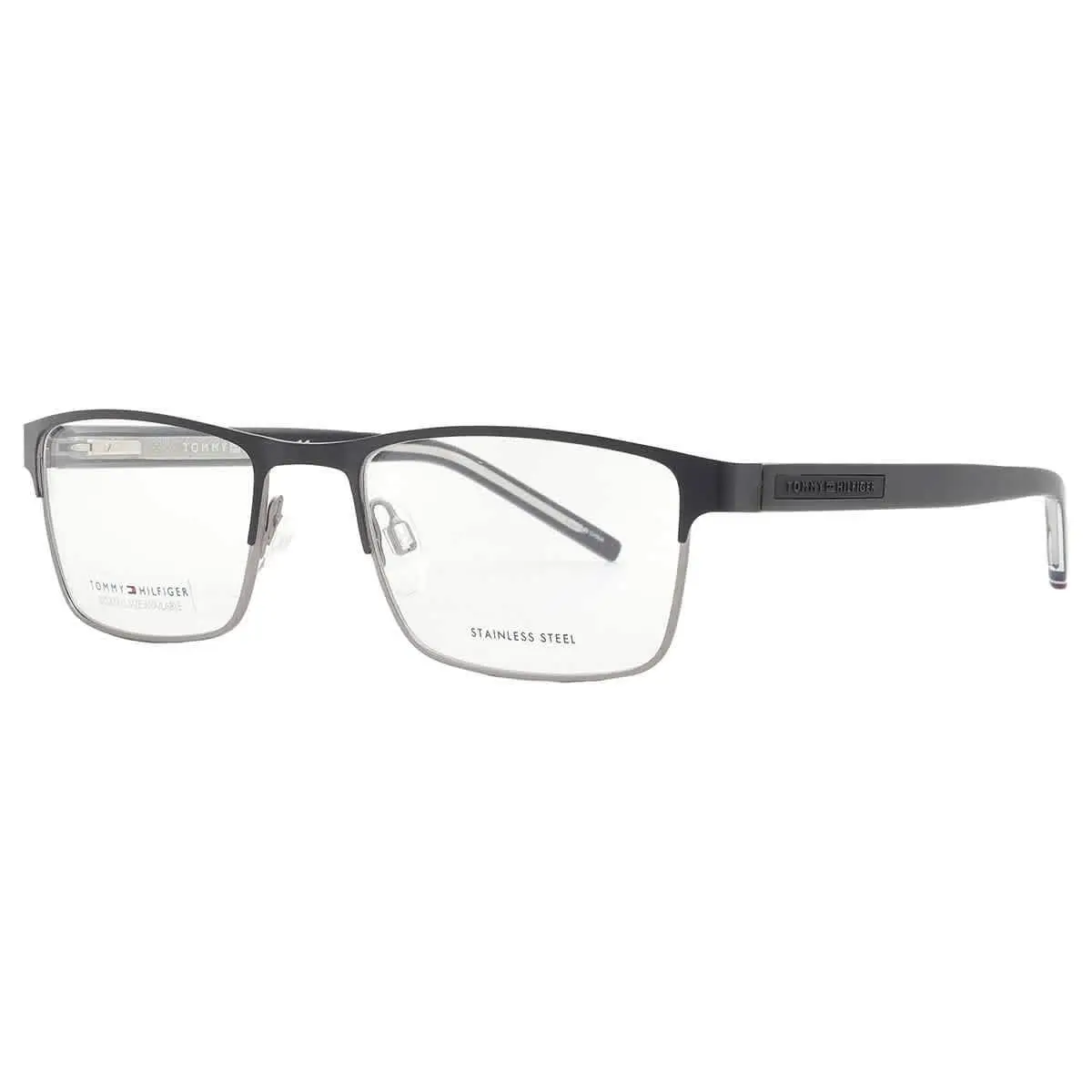 Demo Rectangular Men`s Eyeglasses TH 1944 0RZZ 53 TH 1944 0RZZ 53 by Tommy Hilfiger