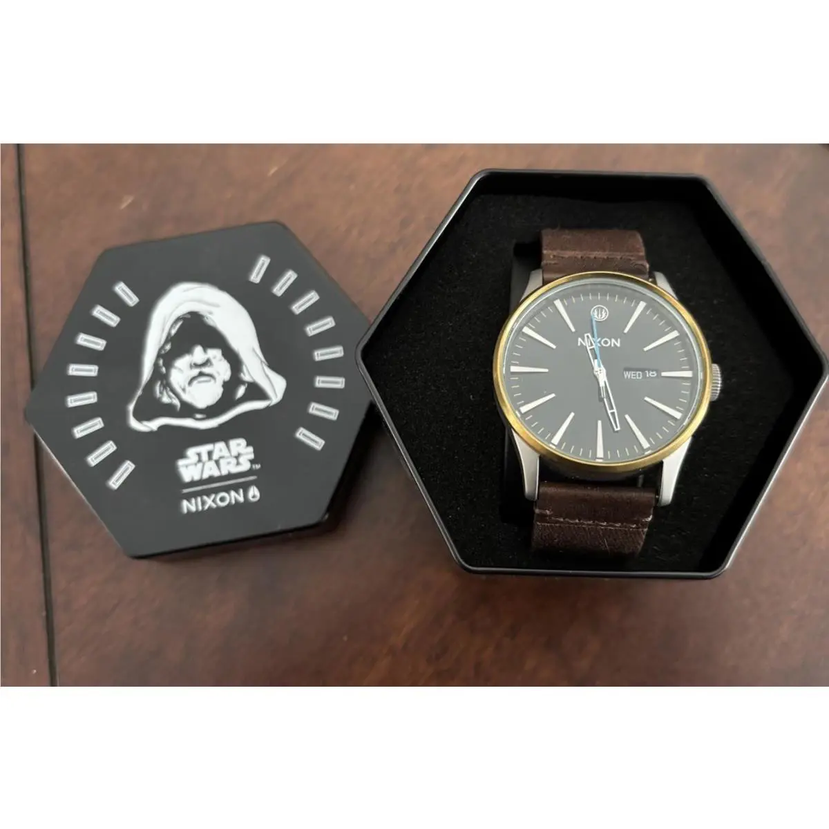 Star Wars Nixon Sentry Leather Blk/brn Luke Skywalker Watch