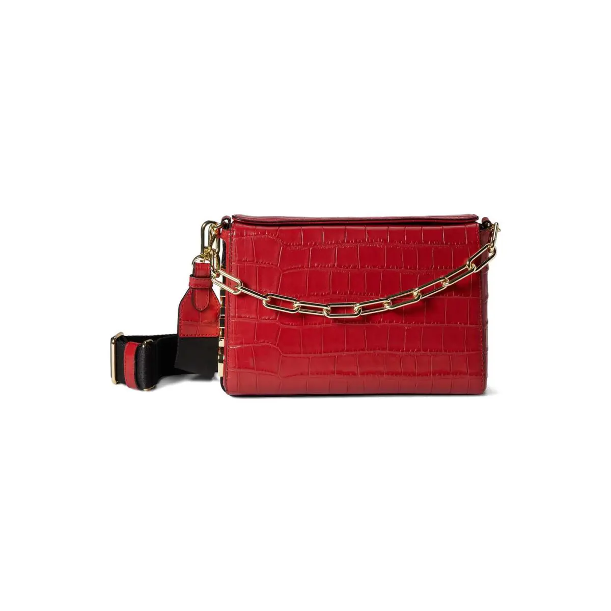 Dkny Womens` Kym Crossbody Handbag - Bright Red