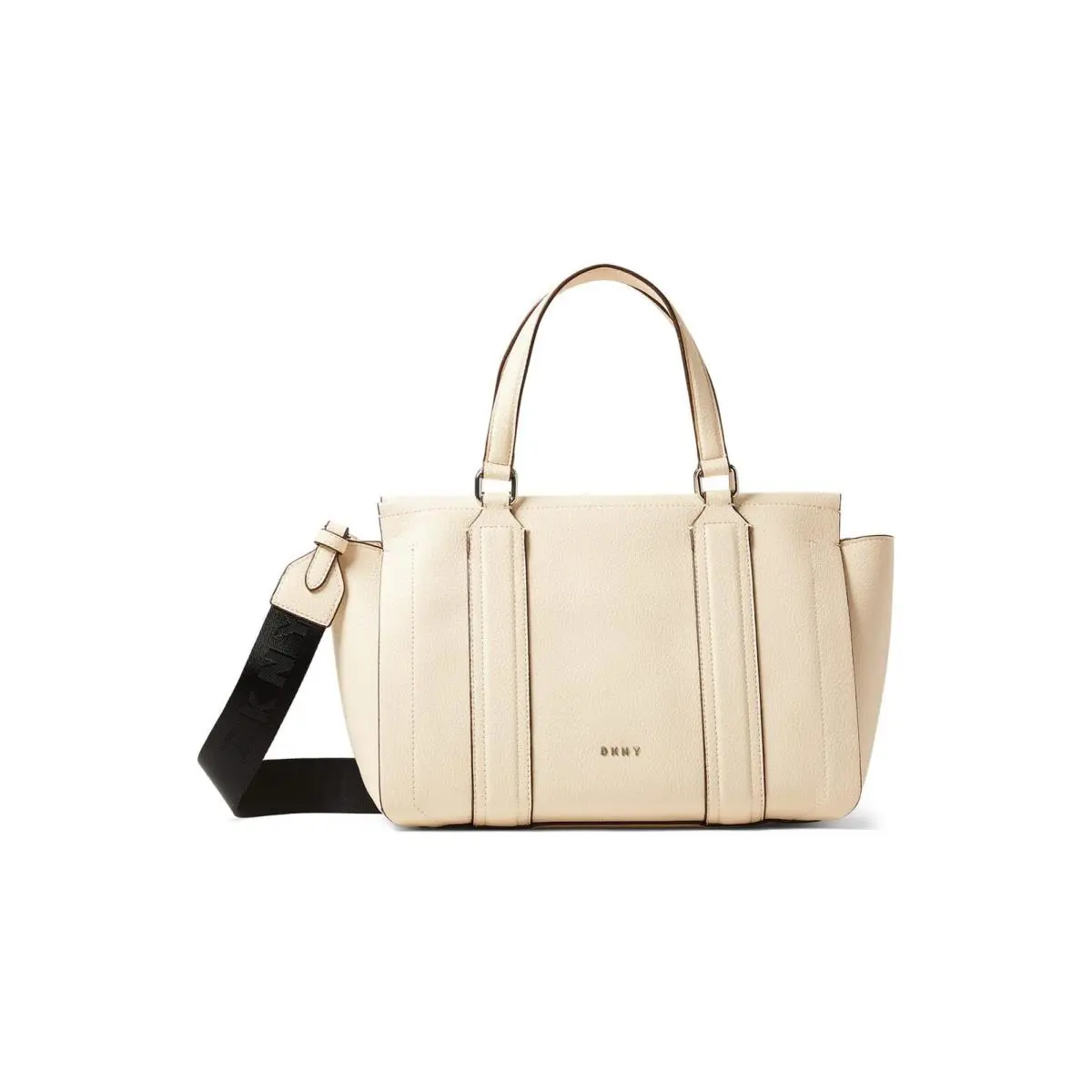 Dkny Womens` Dovve Satchel - Ivory/silver - Ivory/Silver, Exterior: Absinthe