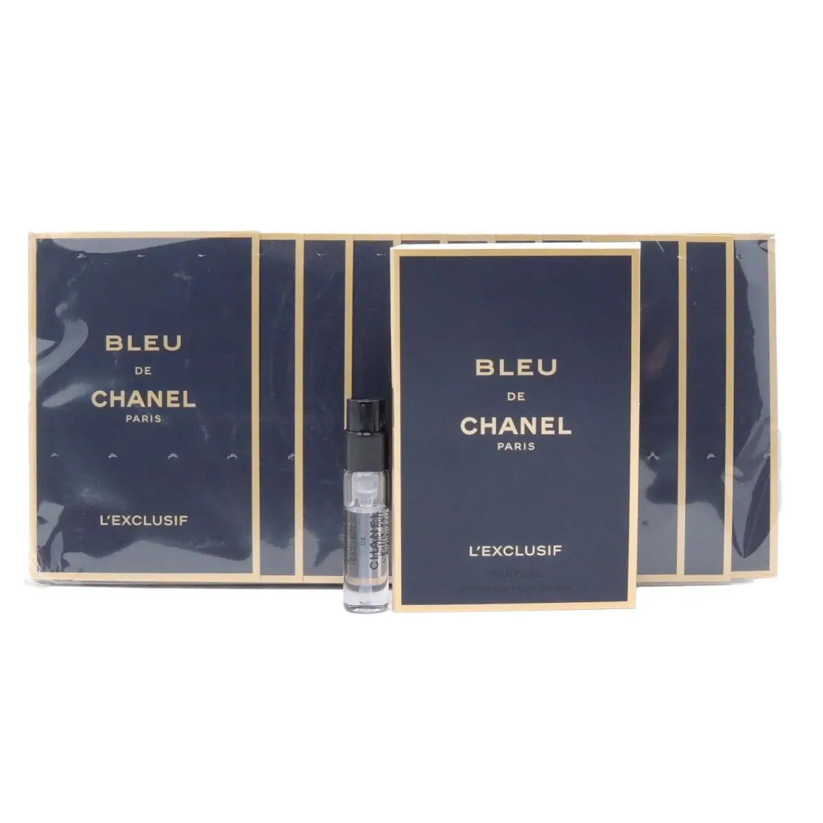 Chanel Bleu DE Chanel L`exclusif 1.5ml .05fl oz x 12 Cologne Spray Sample Vials
