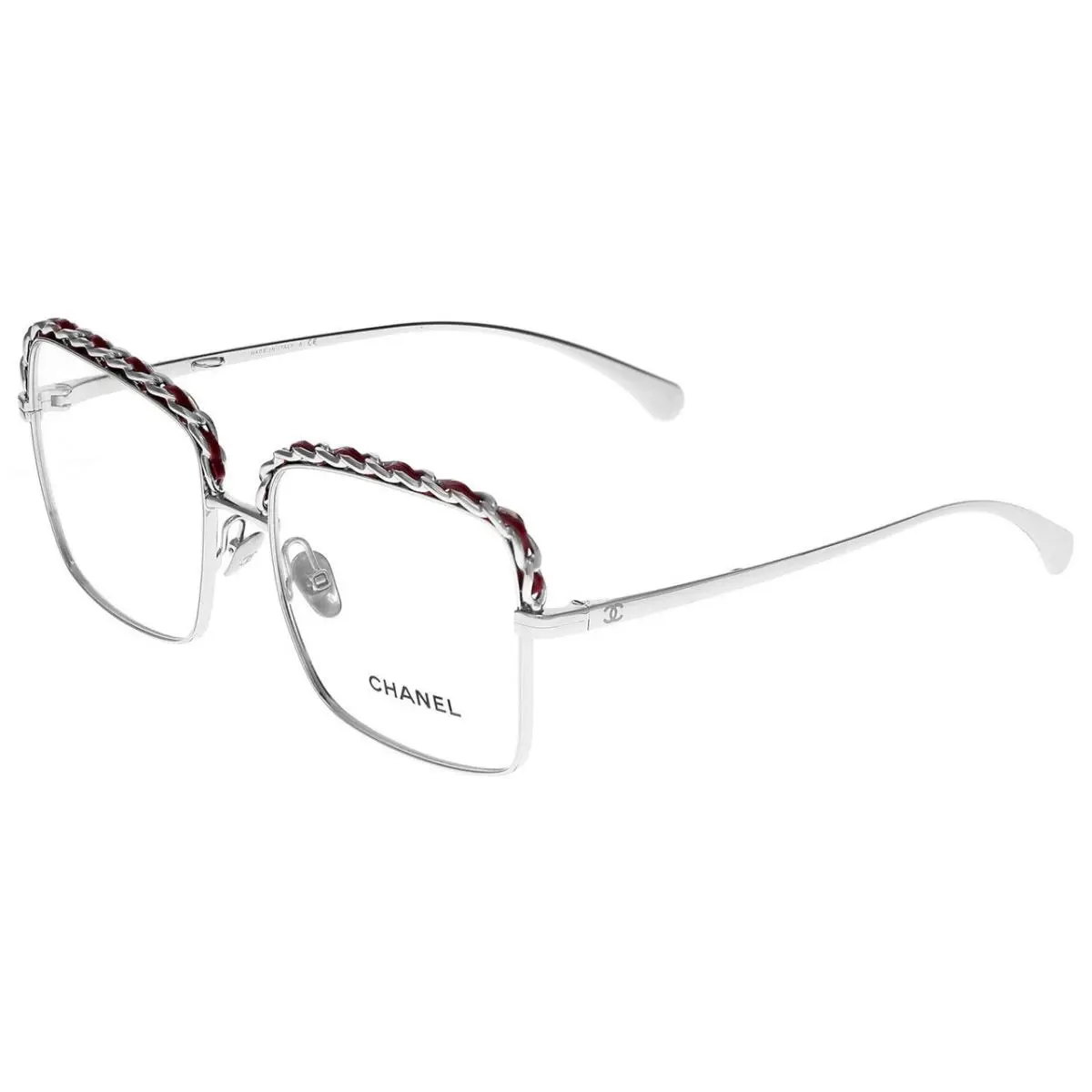Vintage Chanel Square Frame Eyeglasses with Detachable Chain 2206-Q