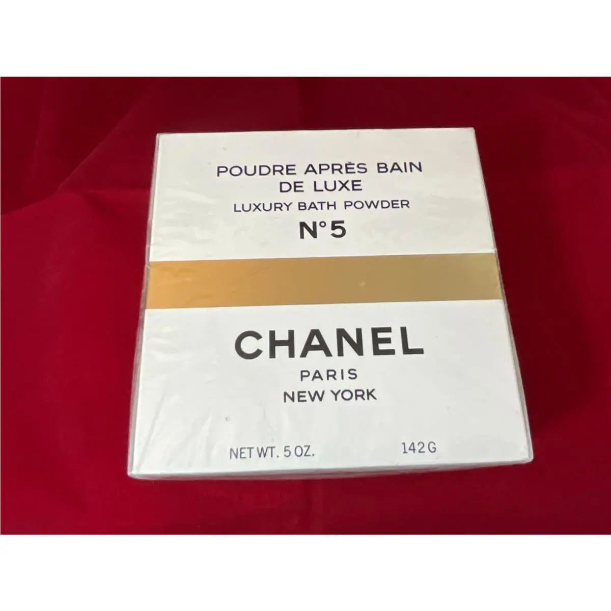 New/sealed Chanel No 5 Poudre Apres Bain De Luxe Luxury Bath Powder