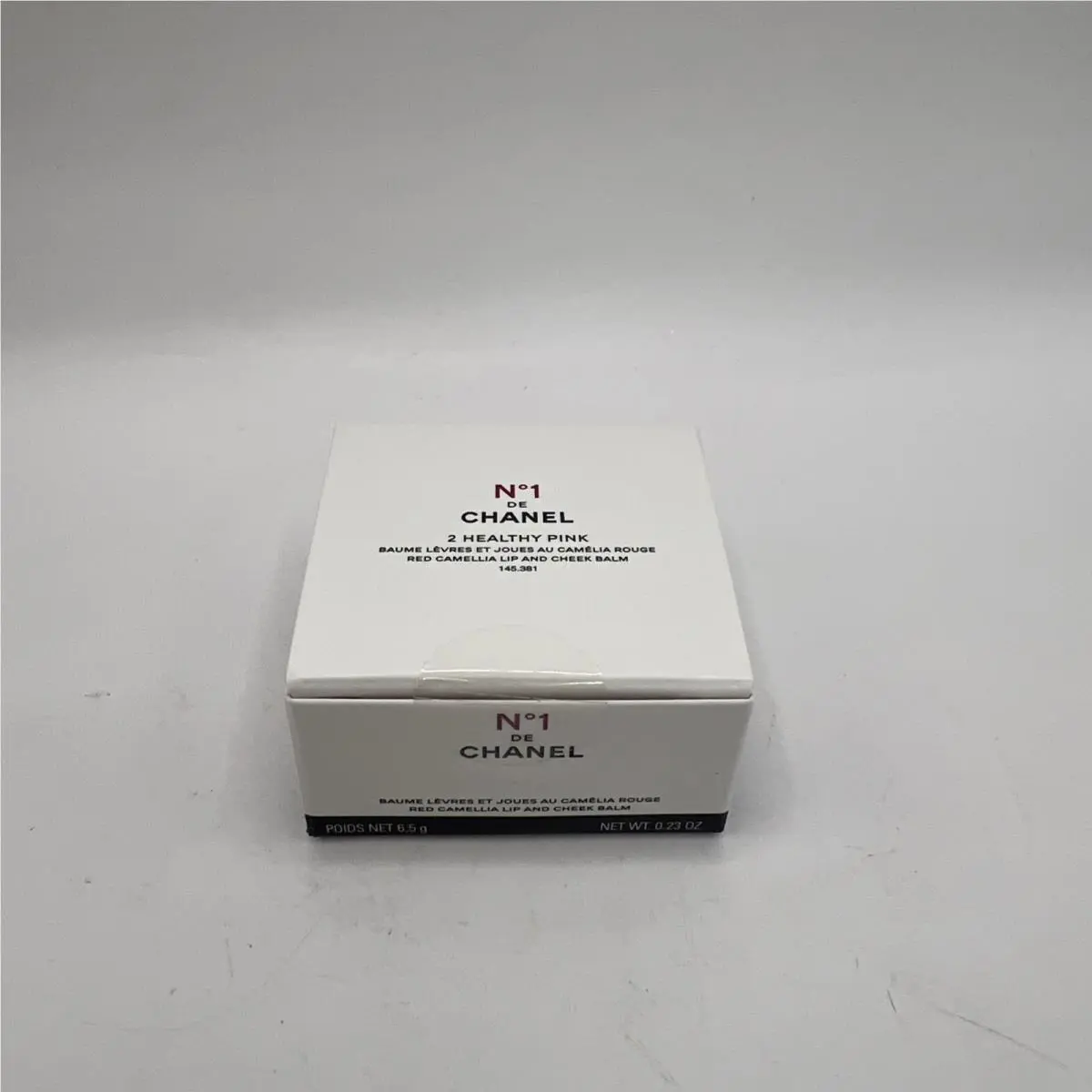 6.5 g. 0.23 oz Chanel N°1 DE Chanel Lip and Cheek Balm 2Healthy Pink .23 Oz
