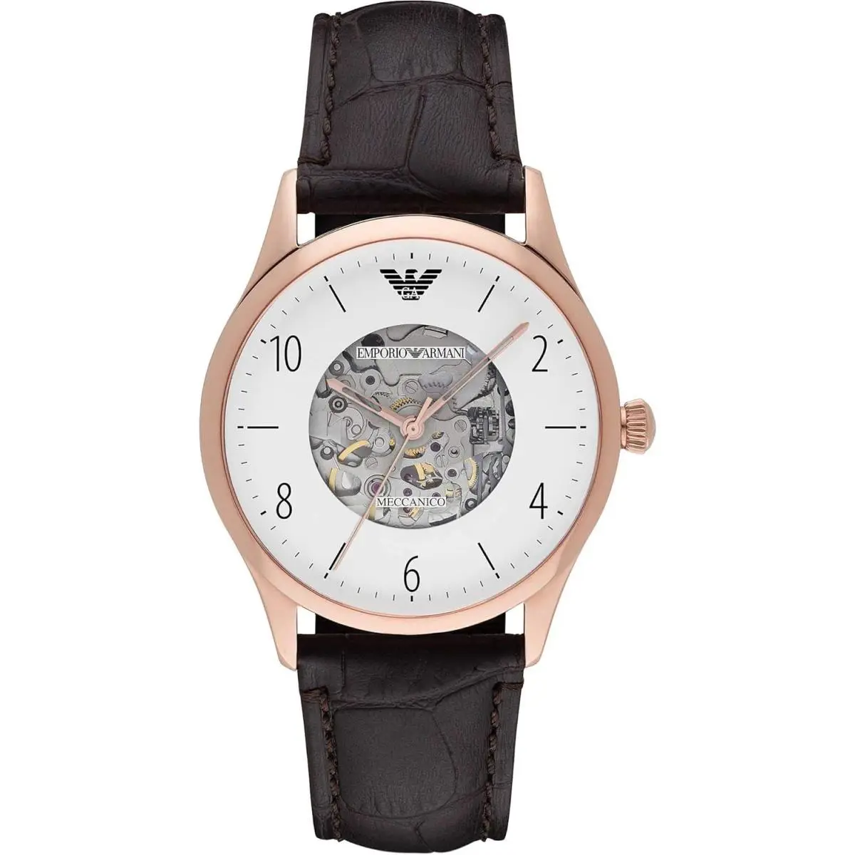 Emporio Armani Men`s Dress 43mm Automatic Watch AR1920