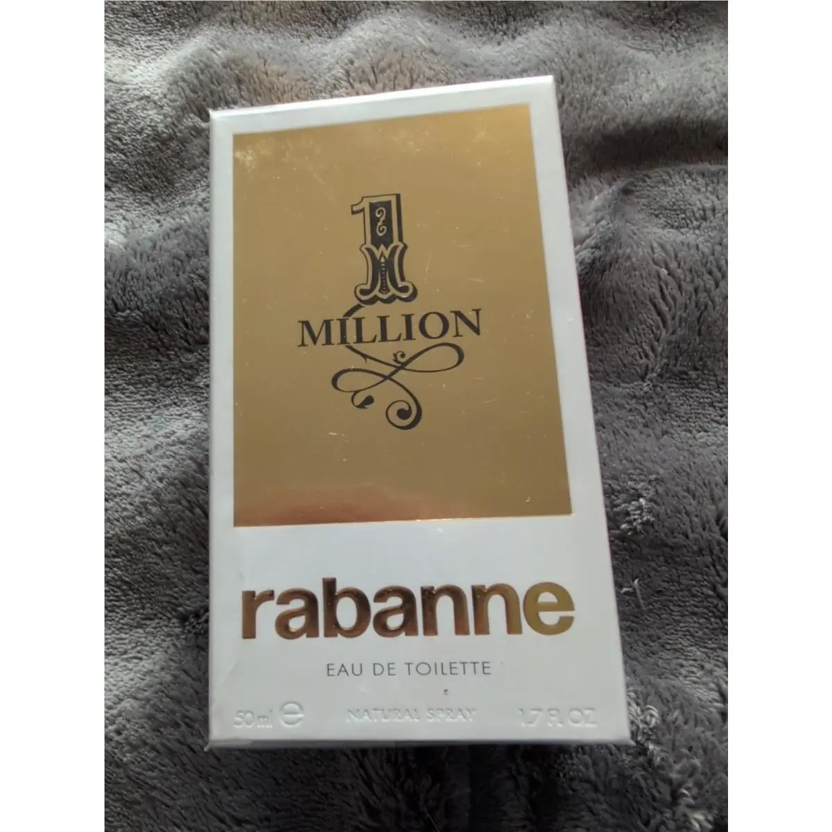 1 Million Eau De Toilette Spray by Paco Rabanne Box For Men 1.7 Oz