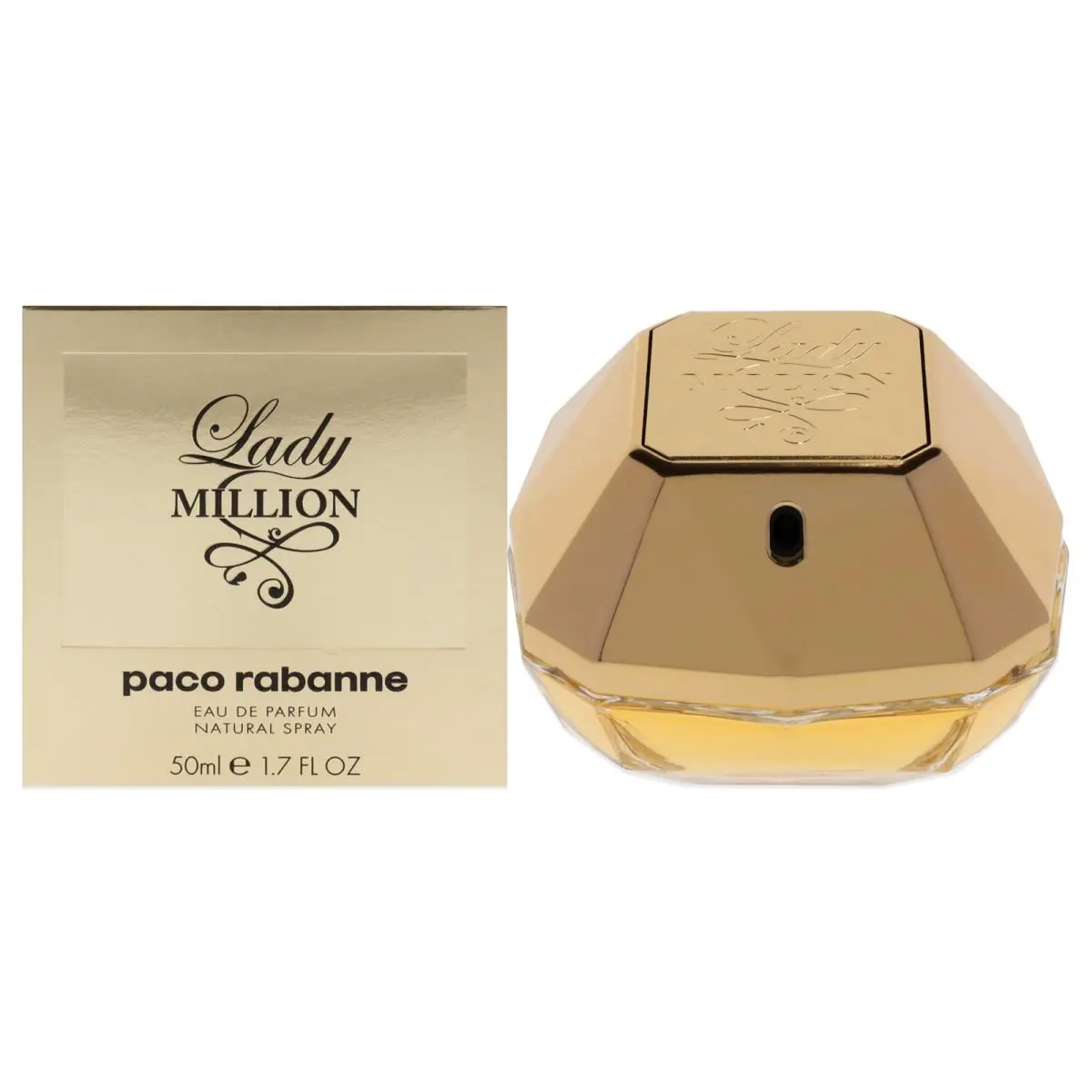 2 Pack Lady Million by Paco Rabanne For Women - 1.7 oz Edp Spray