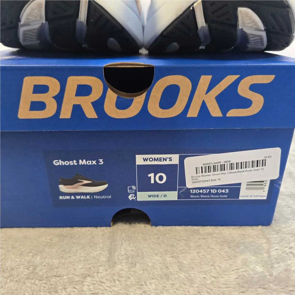 Brooks shoes - Ghost Max 3 - Ghost Max - 1204571D043 - Black 3