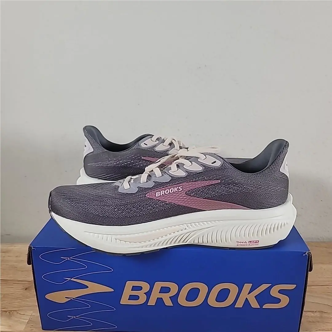 Brooks shoes - Brooks Ghost 17 - Ghost - 120431-1B-027 - Poppy Seed/Pink/Bluewash (UPC: 195394760934) 5