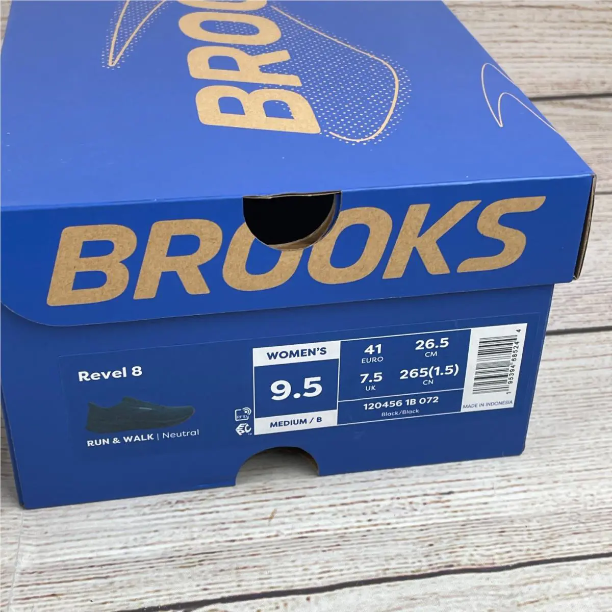Brooks shoes - Brooks Revel 8 - Revel - 120456-1B-072 - Black (UPC: 195394685237) 9