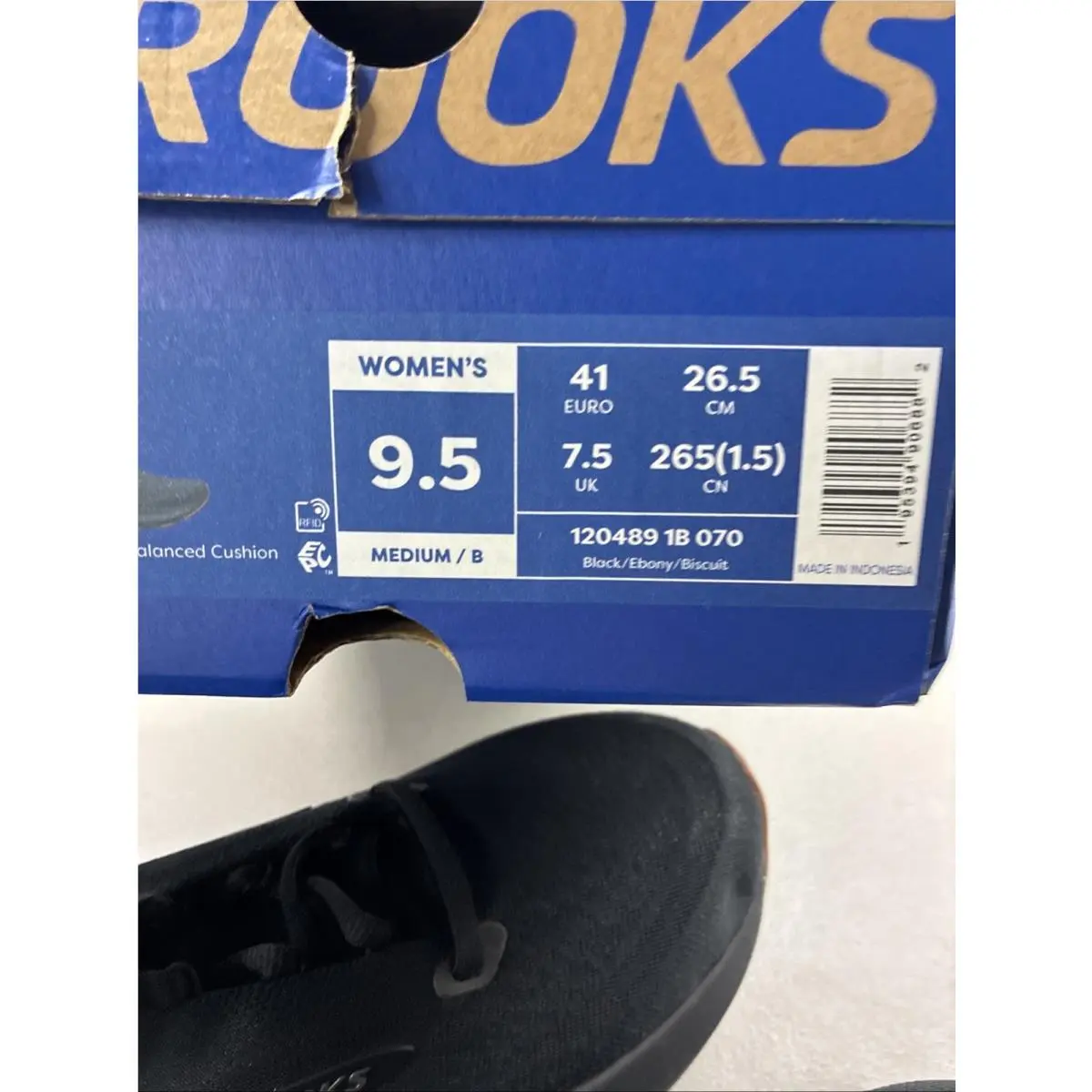 Brooks shoes - Brooks Revel 9 - Revel - 120456-1B-072 - Black (UPC: 195394685244) 5