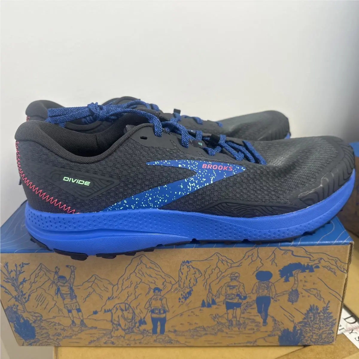 Brooks shoes - Light - Light - Ebony/black/victoria Blue 2