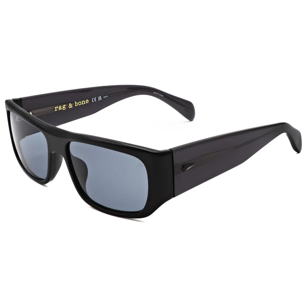 Rag Bone Men`s 56 mm Black Sunglasses RNB5058-S-807-56