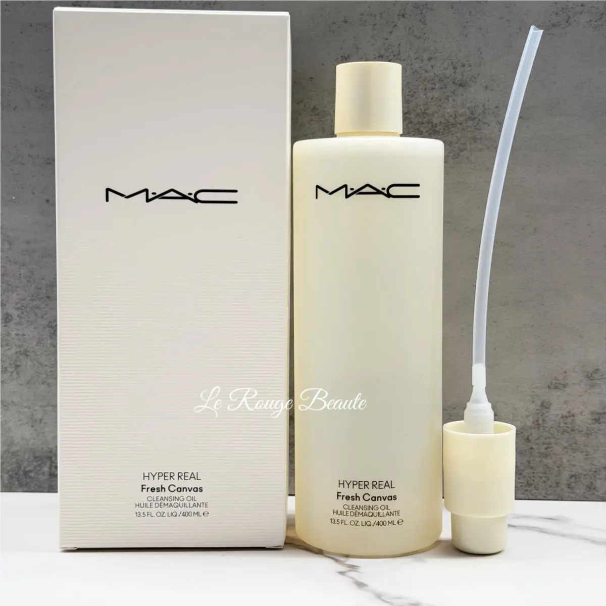 Mac Hyper Real Fresh Canvas Cleansing Oil Makeup Remover - Jumbo 400ml 13.5oz