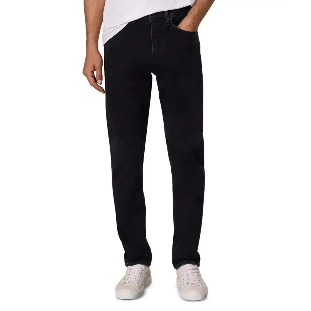 Rag Bone Stride Slim Fit Jeans Men`s 34W x 32L Inkwell Black Zip Fly Button