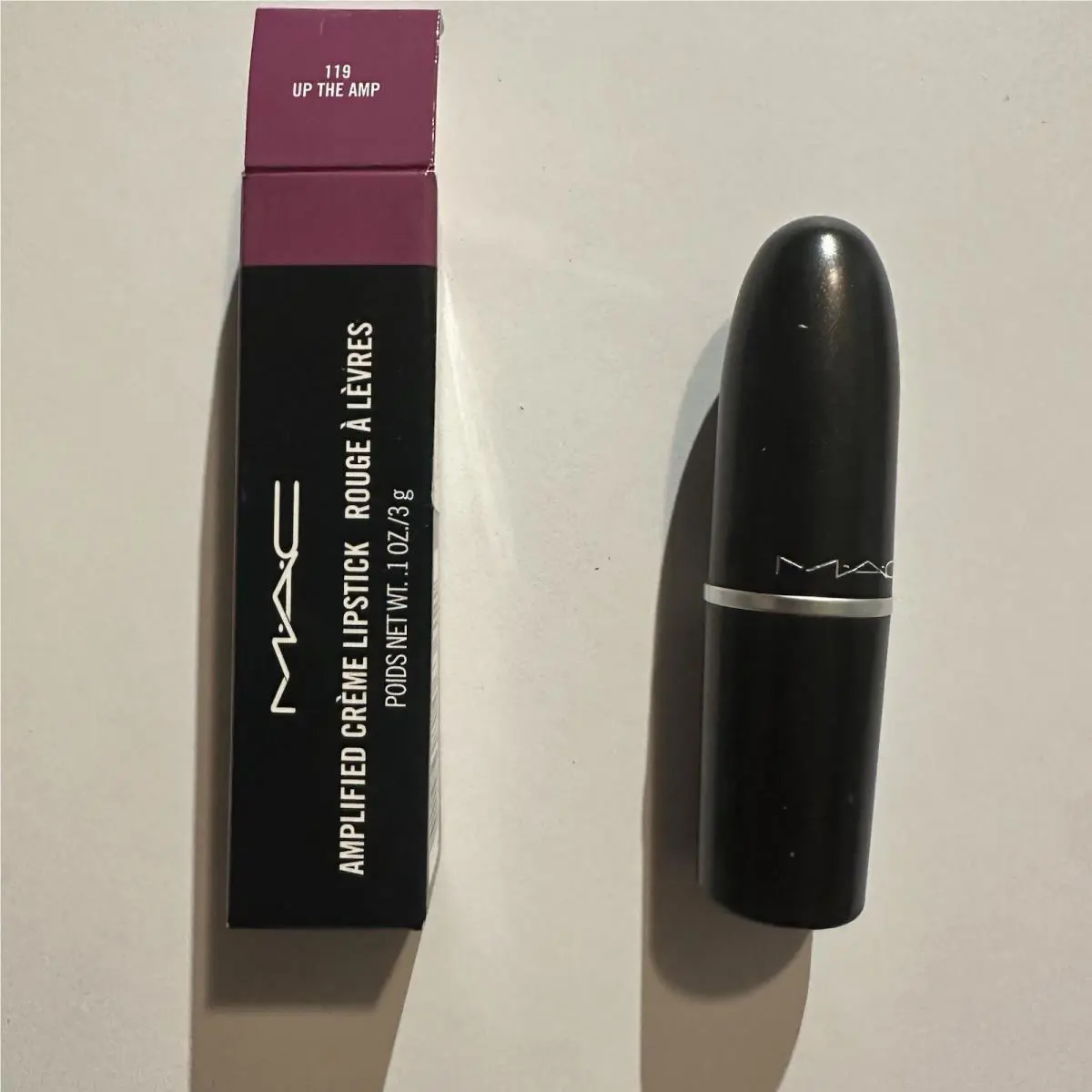 Mac Amplified Creme Lipstick 119 UP The Amp 3g / 0.1oz Rare