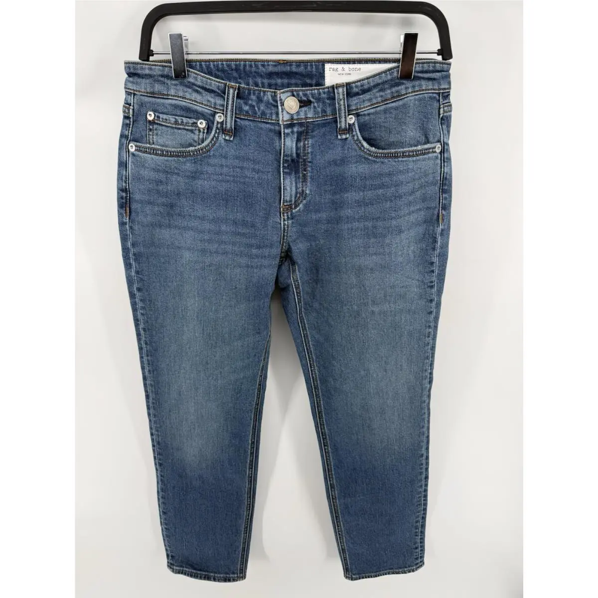 Rag Bone Dre Low Rise Boyfriend Jeans In Julienne Size: 26